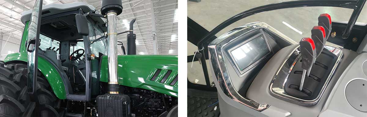 260HP Tractor cab interior