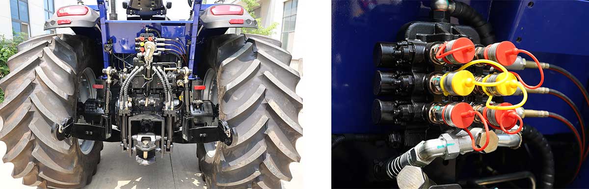 260HP Tractor rear view